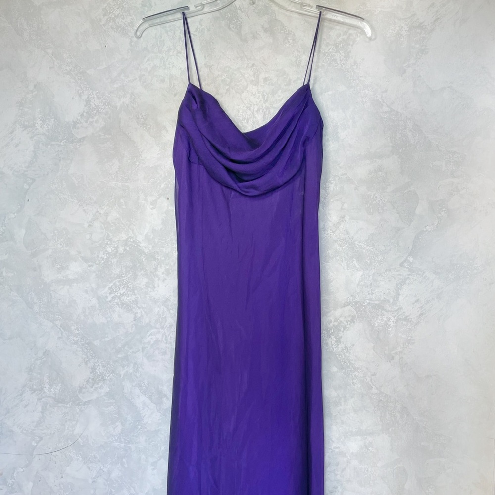 Jessica Howard cowl neck floor length dress
